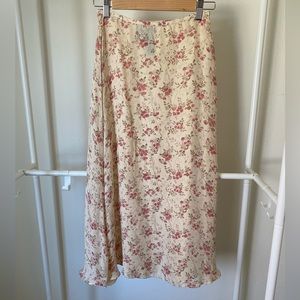 Lauren Ralph Lauren Silk Slip Skirt